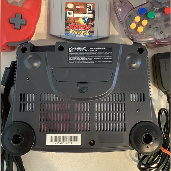 Nintendo 64 Console & Pokemon Mario Games & 2 Controllers N64 Original Authentic - Picture 3 of 14